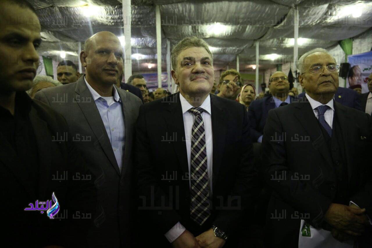السيد البدوى رئيس حزب الوفد من مؤتمر دعم الرئيس السيسي