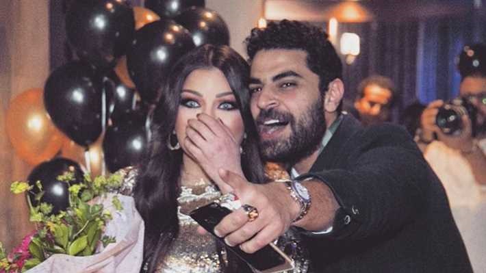 هيفاء وهبي في حفل عيد ميلادها هيفاء وهبي في حفل عيد ميلادها