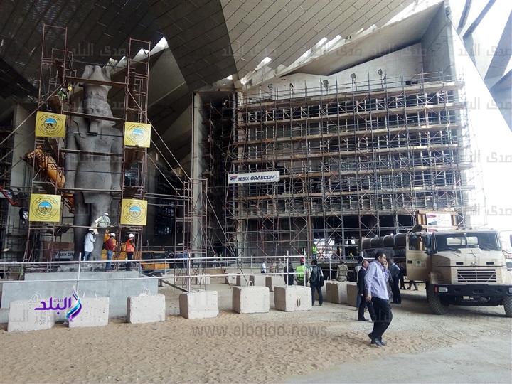  نقل «عمود مرنبتاح» من القلعة للمتحف الكبير 