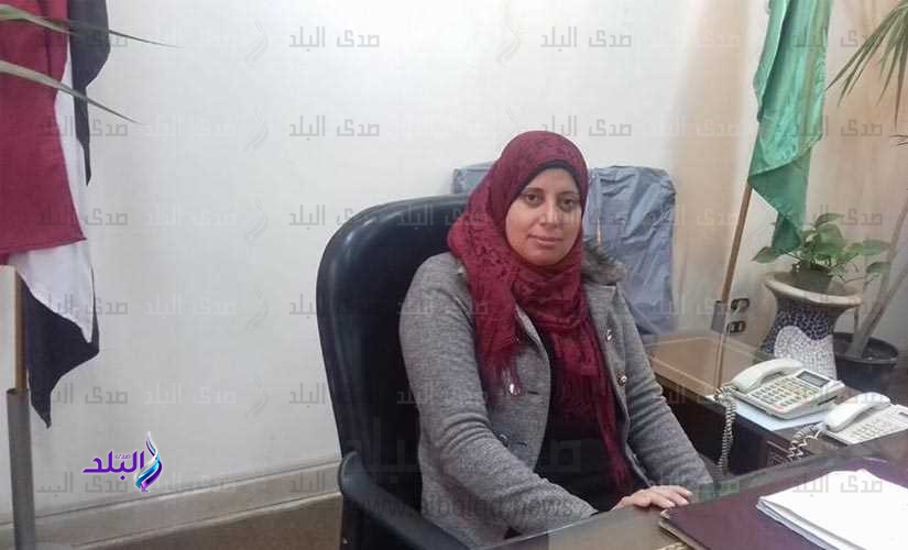 هناء عقيلة رئيس مركز ومدينة الشهداء بمحافظة المنوفية
