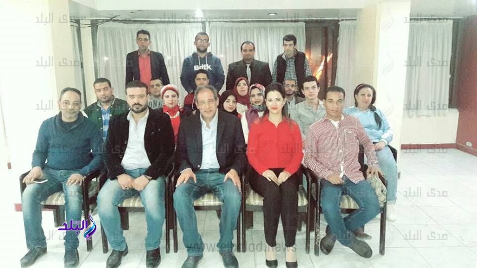 حسام الخولى المرشح لرئاسة الوفد يجتمع بشباب الحزب