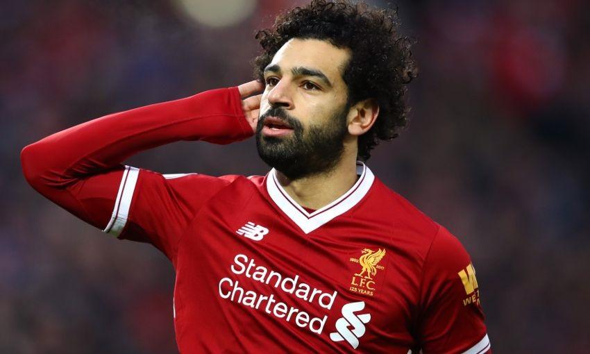 محمد صلاح لاعب فريق ليفربول الانجليزي