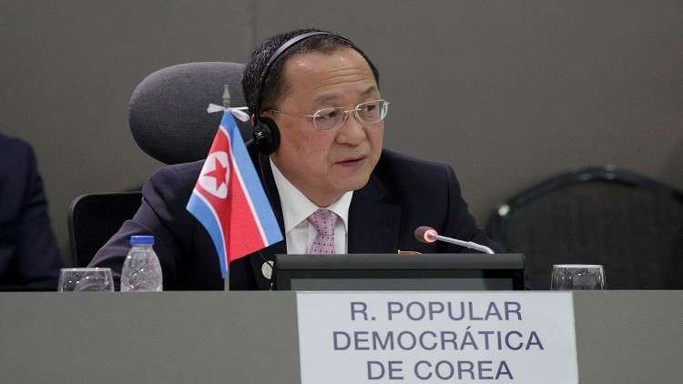 وزير الخارجية الكوري الشمالي ري يونج