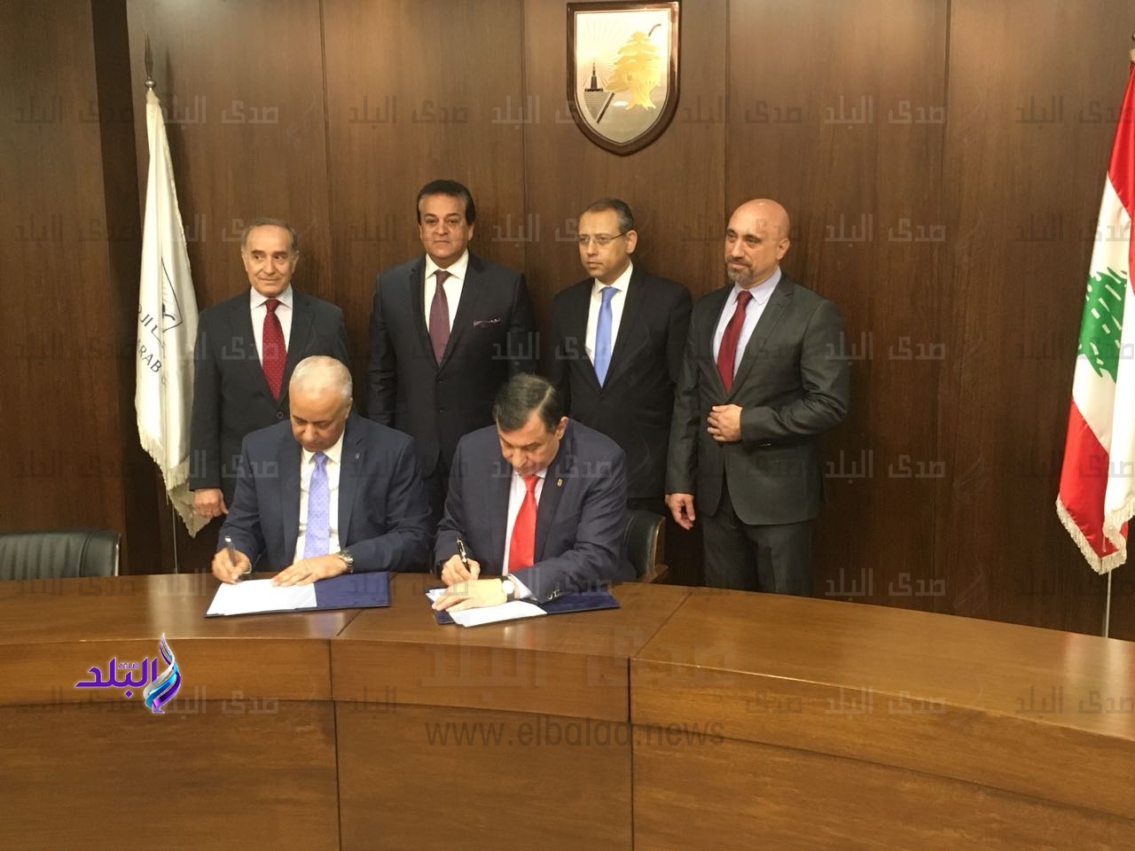 توقيع اتفاقية التعاون بين جامعة اﻻسكندرية وجامعة بيروت