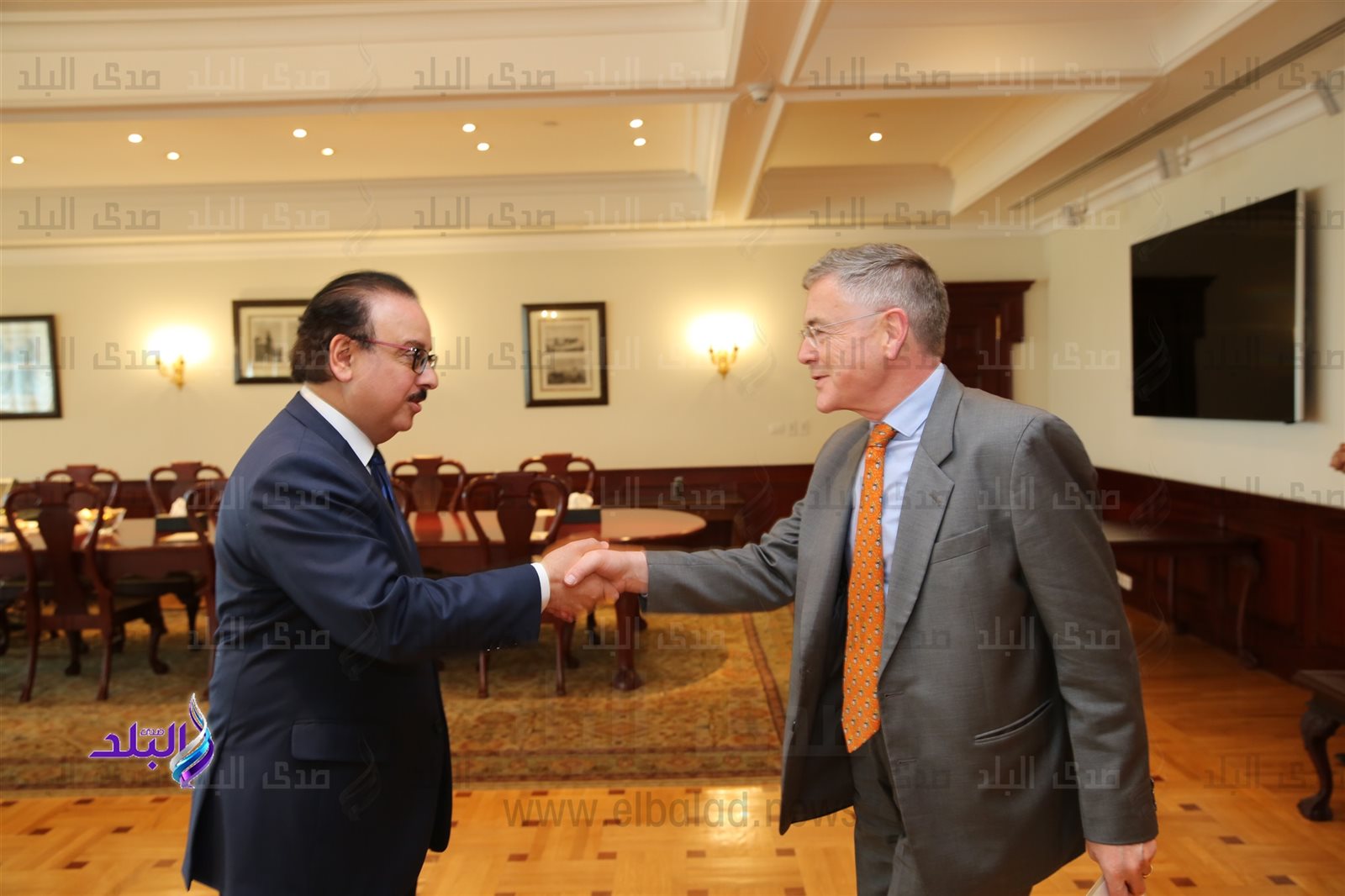 وزير الاتصالات والسفير الألماني