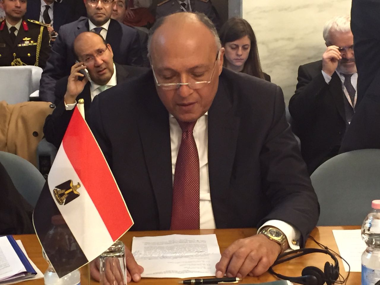 وزير الخارجية سامح شكري وزير الخارجية سامح شكري