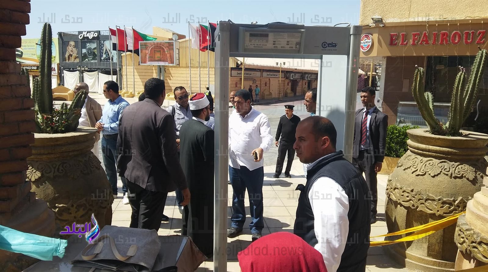 حراسة أمنية مشددة حراسة أمنية مشددة