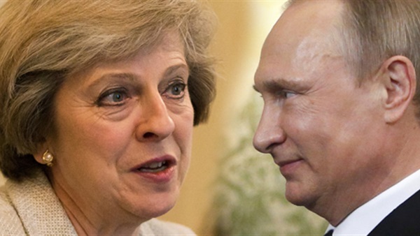 الرئيس الروسي ورئيسة وزراء بريطانيا