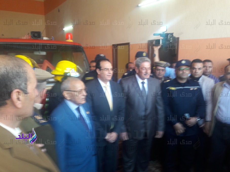 محافظ الدقهلية ومدير الأمن يفتتحان وحدة إطفاء محافظ الدقهلية ومدير الأمن يفتتحان وحدة إطفاء