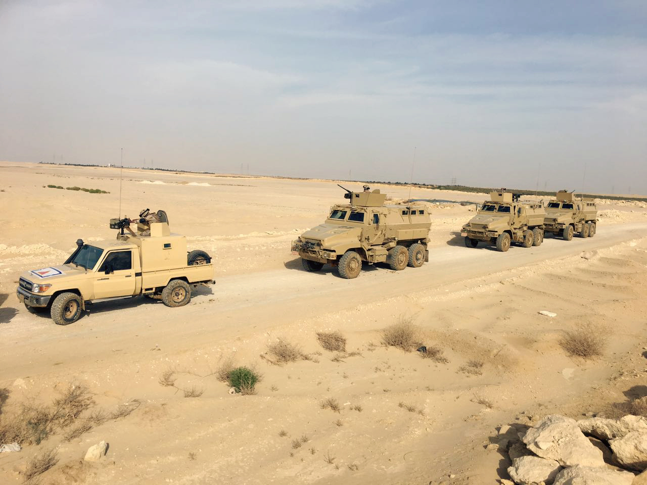 صورة للعمليات العسكرية في سيناء -أرشيفية