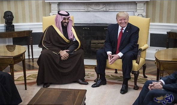 ولي العهد السعودي الأمير محمد بن سلمان ودونالد ترامب