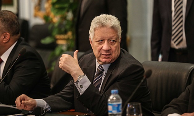 المستشار مرتضى منصور رئيس نادى الزمالك