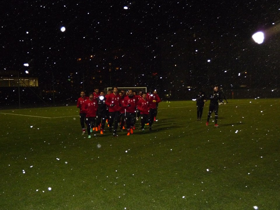 جانب من مران المنتخب امس