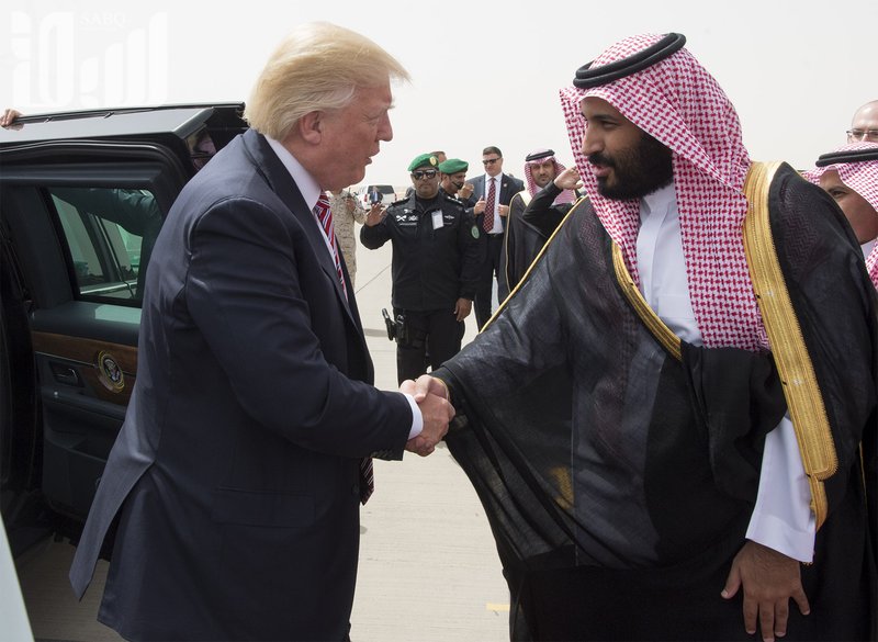 ولي العهد السعودي والرئيس الامريكي ولي العهد السعودي والرئيس الامريكي