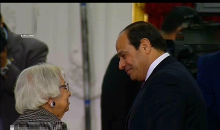 الرئيس السيسي خلال احتفالية المراة المصرية