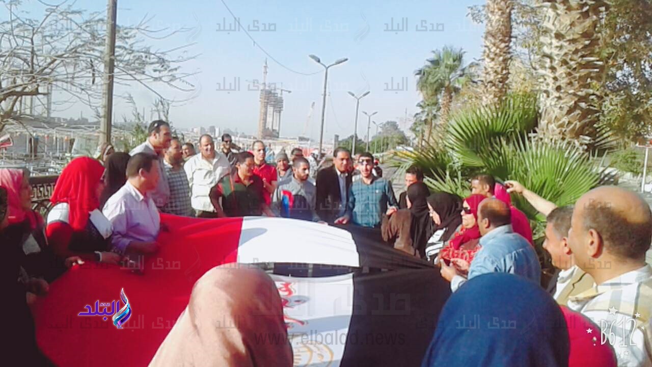 مسيرة تمريض مصر لدعم السيسي