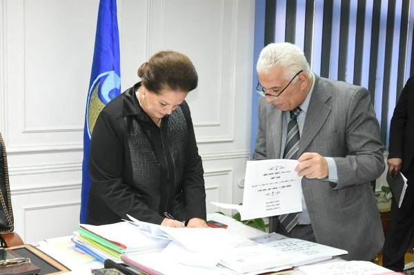  المهندسة نادية عبده محافظ البحيرة