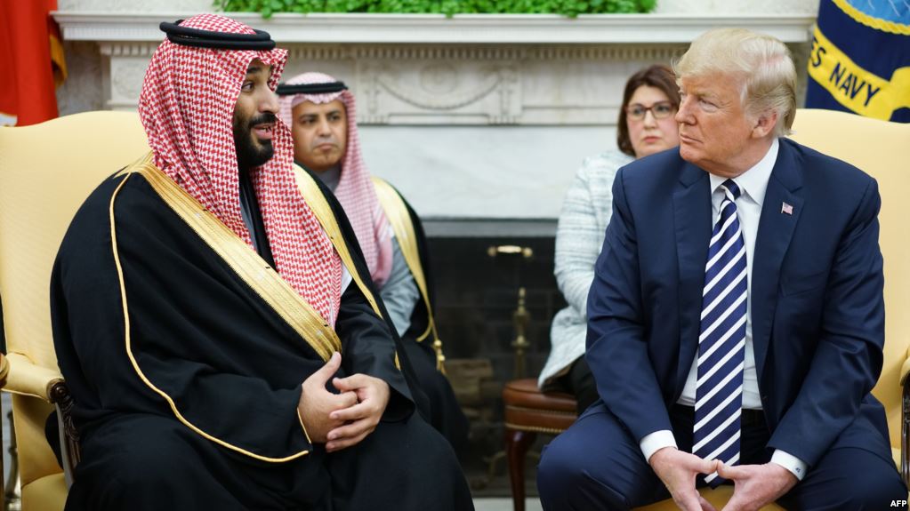 ولي العهد السعودي الأمير محمد بن سلمان ودونالد ترامب