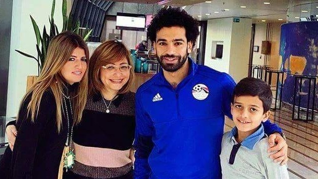 لميس الحديدى مع محمد صلاح