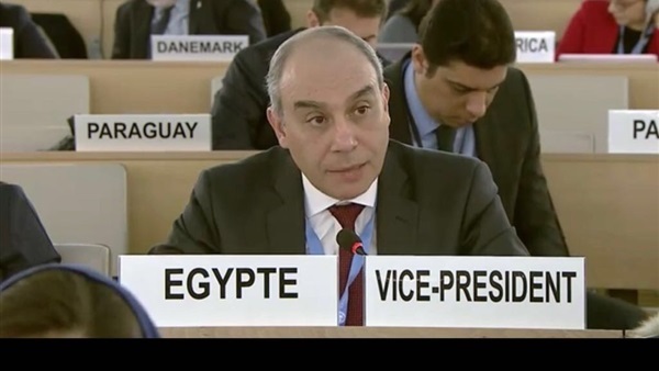 السفير علاء يوسف مندوب مصر الدائم لدى الأمم المتحدة