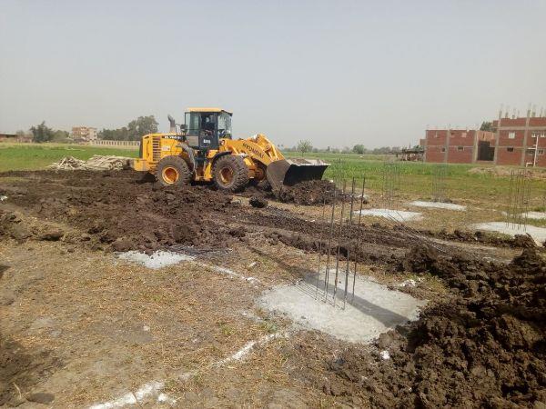 إزالة 61 حالة تعد على الأراضي الزراعية بالشرقية