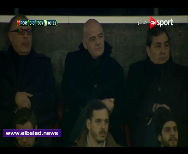 رئيس الاتحاد الدولي يتابع مواجهة مصر والبرتغال رئيس الاتحاد الدولي يتابع مواجهة مصر والبرتغال