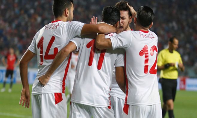 لاعبي المنتخب التونسي 