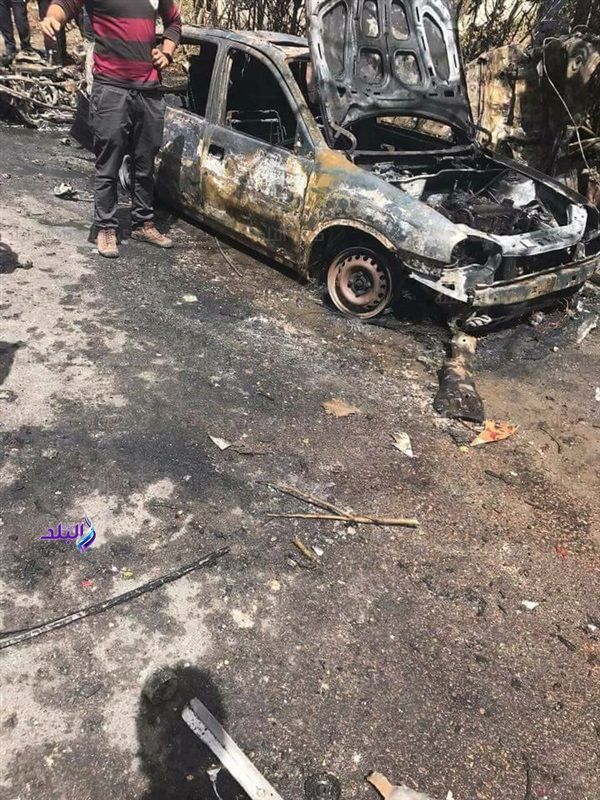 السيارة المفخخة المتسببة في انفجار الاسكندرية