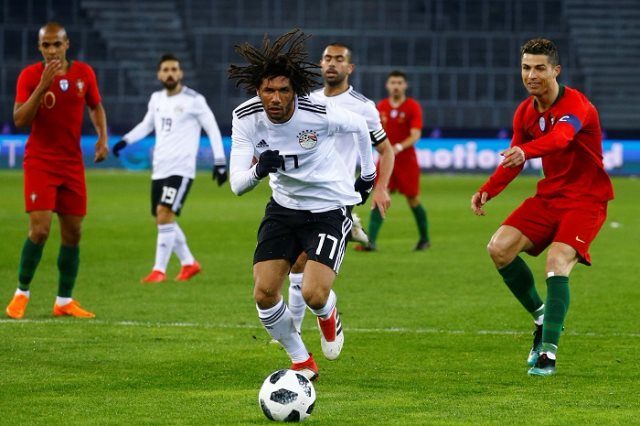 مباراة مصر والبرتغال