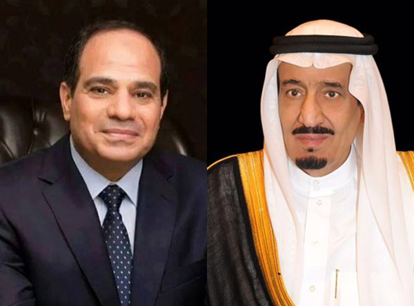الرئيس عبد الفتاح السيسي والملك سلمان بن عبد العزيز