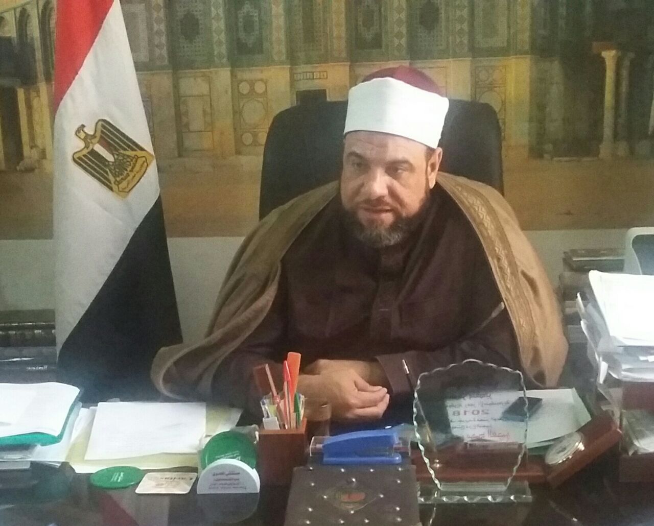 محمد العجمى وكيل وزارة الأوقاف بالإسكندرية