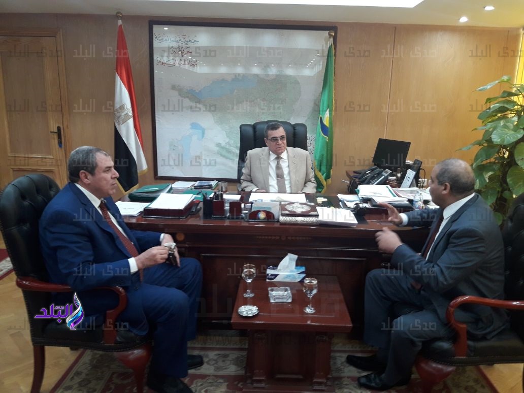 محافظ الفيوم يستقبل رئيس جامعة الأزهر