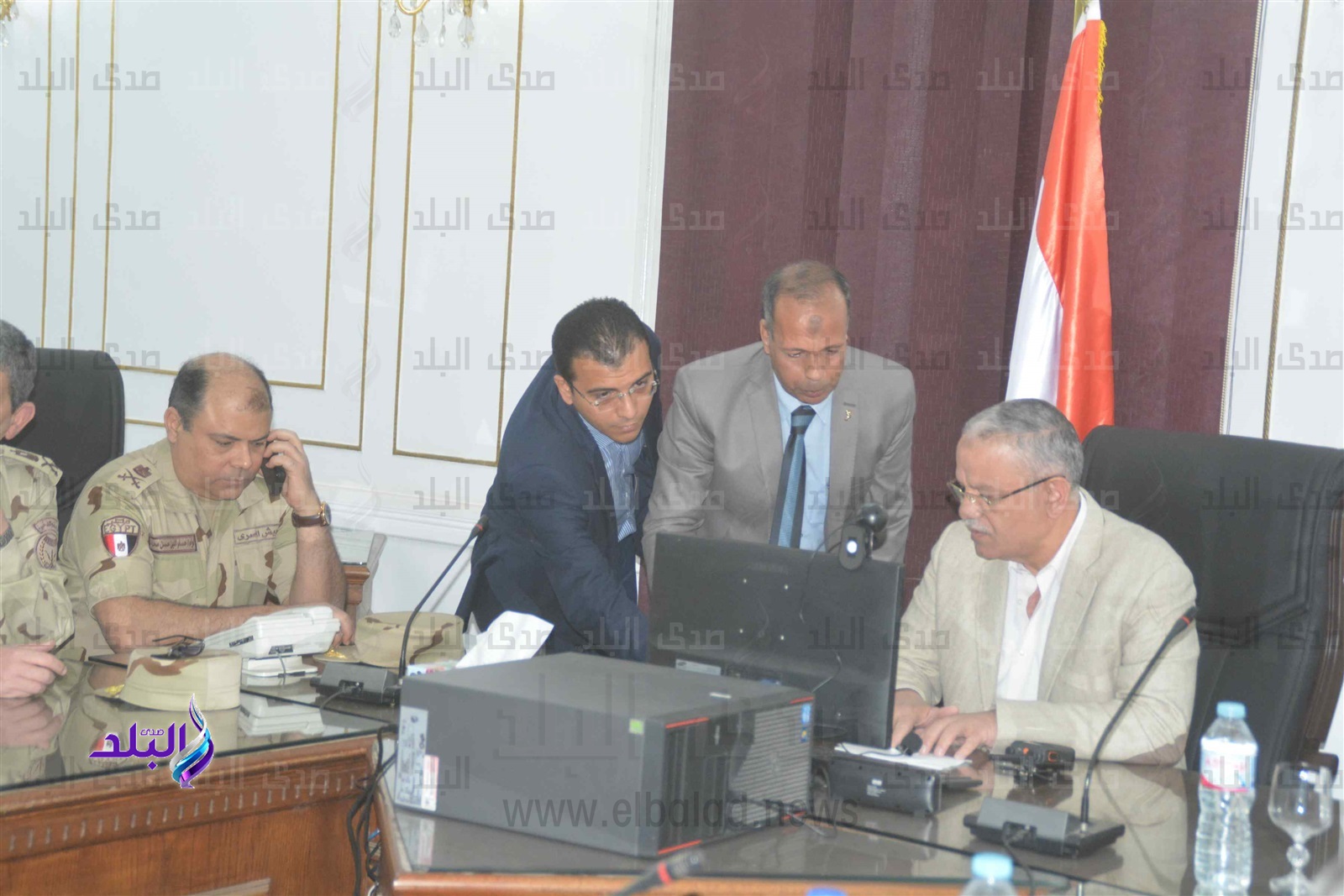 محافظ المنيا يترأس غرفة عمليات الانتخابات الرئاسية