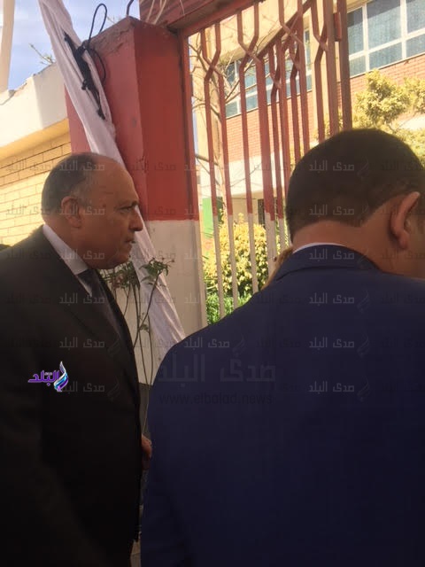 سامح شكرى يدلى بصوته سامح شكرى يدلى بصوته