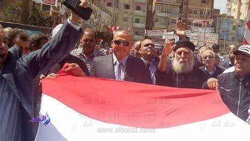 أهالي مدينة أشمون في مسيرة حاشدة أهالي مدينة أشمون في مسيرة حاشدة