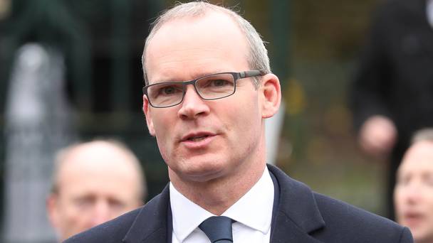  وزير الخارجية الأيرلندي سايمون كوفيني