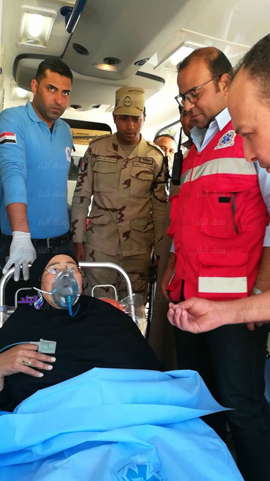 اسعاف دمياط ينقل مسنة لجنتها الانتخابية اسعاف دمياط ينقل مسنة لجنتها الانتخابية