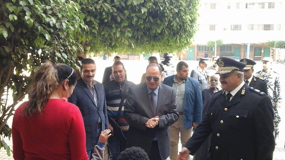مدير أمن الجيزة يتفقد لجان الهرم 