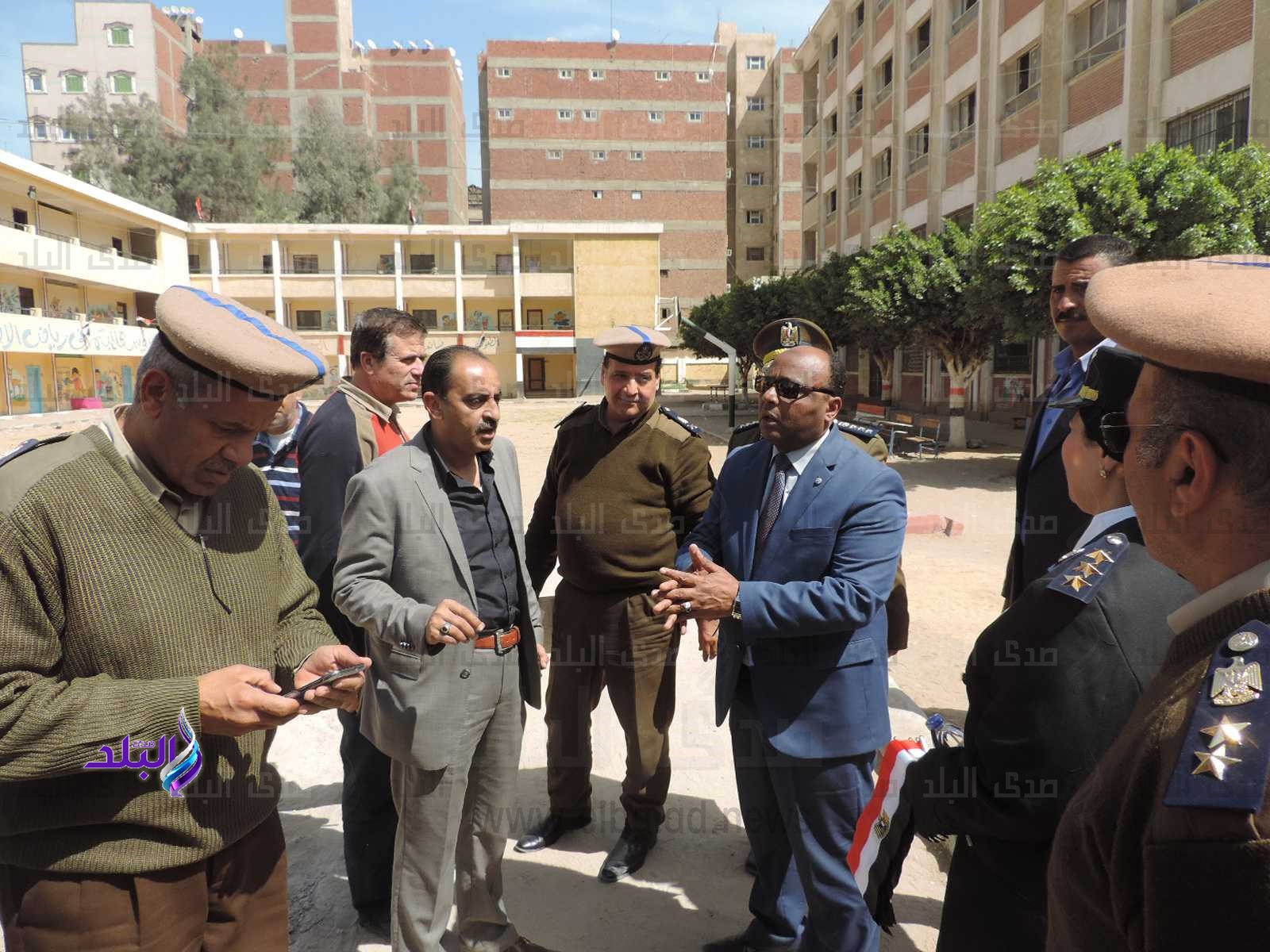 مدير أمن الغربية يتفقد لجان التصويت فى إنتخابات رئاسة