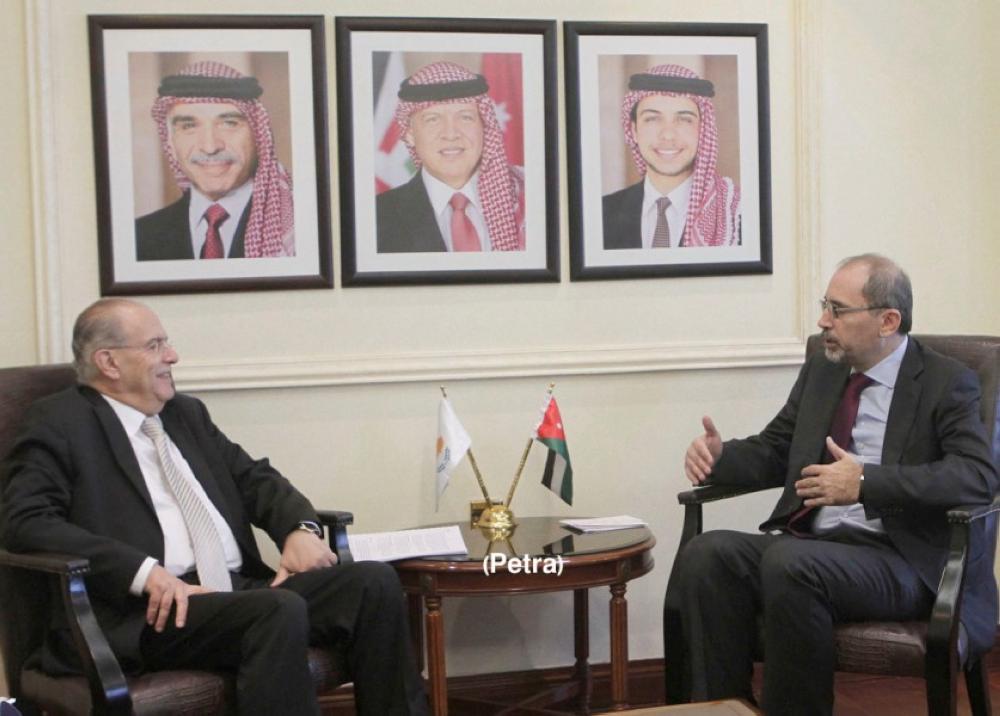  أيمن الصفديووزير الخارجية القبرصي نيكوس كريستودوليدس