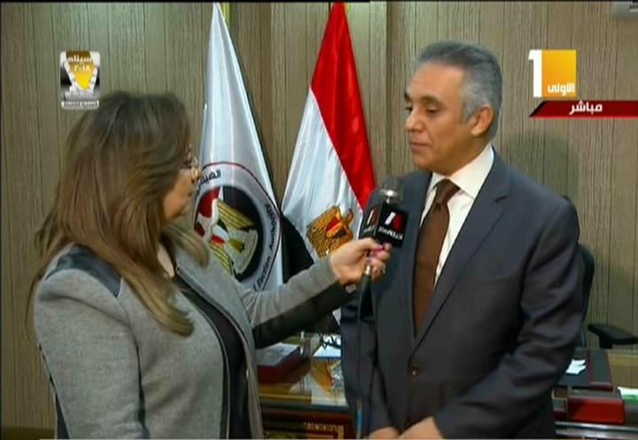 المستشار محمود الشريف المتحدث باسم الهيئة الوطنية للانتخابات