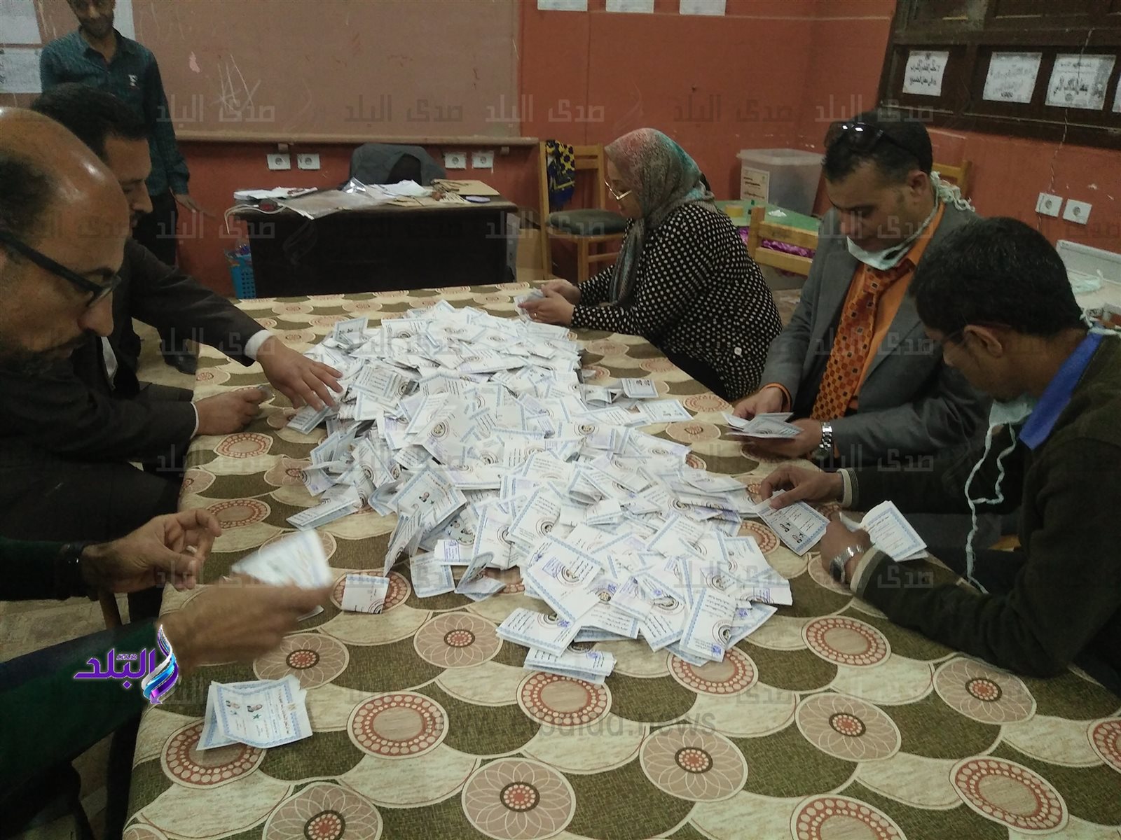 فرز الأصوات