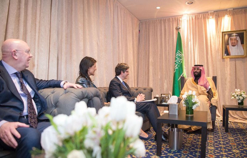 لقاء ولي العهد ومندوبي الدول الدائمة لقاء ولي العهد ومندوبي الدول الدائمة