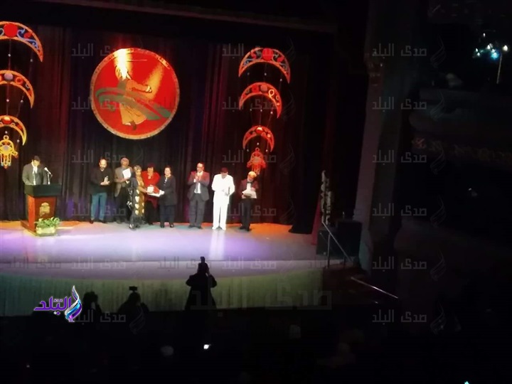 وزيرة الثقافة خلال افتتاح مهرجان دمنهور