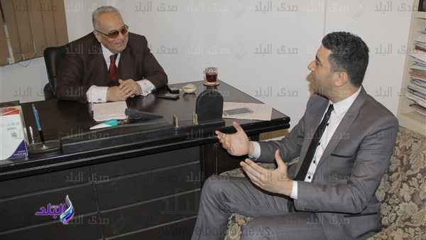 المستشار بهاء أبو شقة رئيس حزب الوفد مع محرر صدى البلد المستشار بهاء أبو شقة رئيس حزب الوفد مع محرر صدى البلد