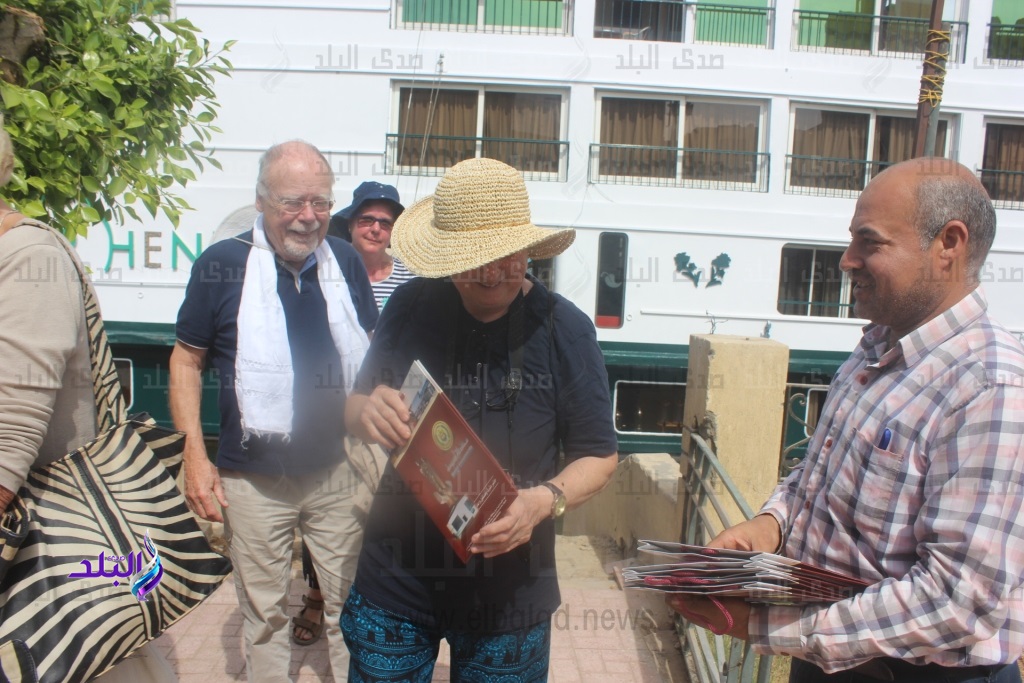 وفد ألماني يزور المعالم السياحية بأسيوط