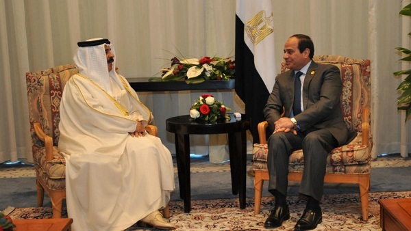 الرئيس السيسي والملك حمد بن عيسى الرئيس السيسي والملك حمد بن عيسى