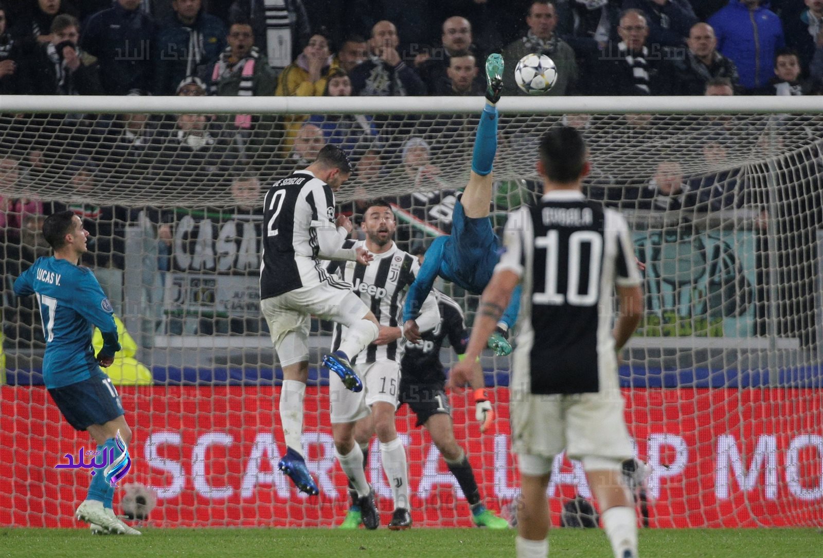 رونالدو لحظة تسجيله الهدف العالمي 