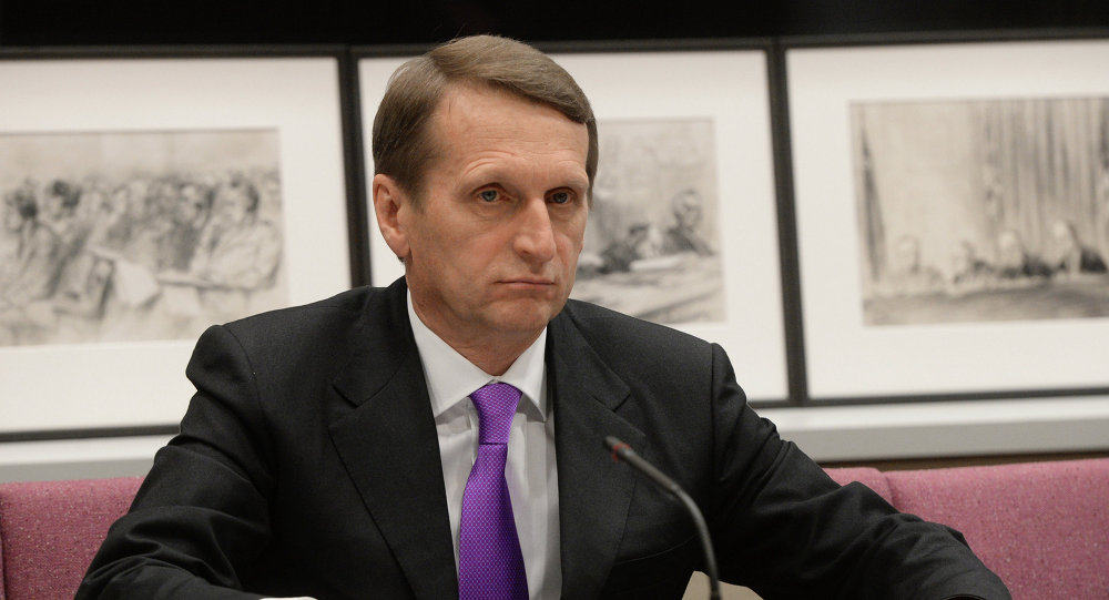  رئيس المخابرات الخارجية الروسية سيرجي ناريشكين