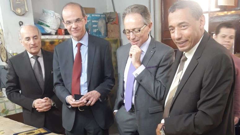 خلال زيارة الوفد الاسترالي 